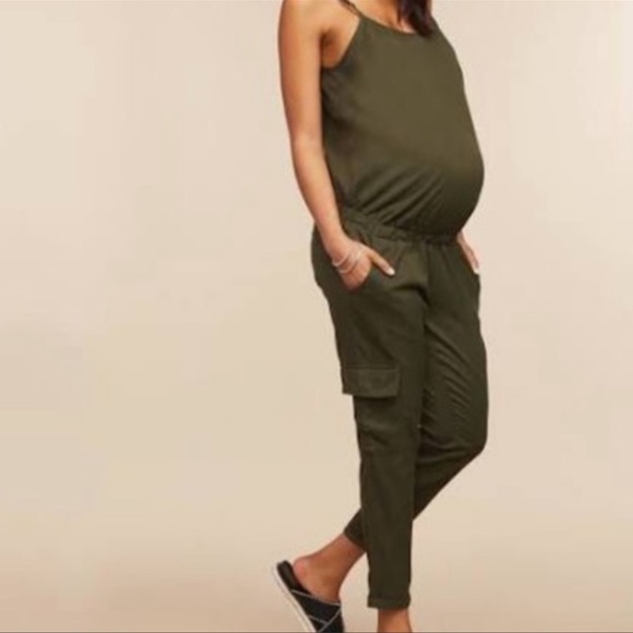 Motherhood Maternity Pants - Motherhood Maternity Jumpsuit Size Medium